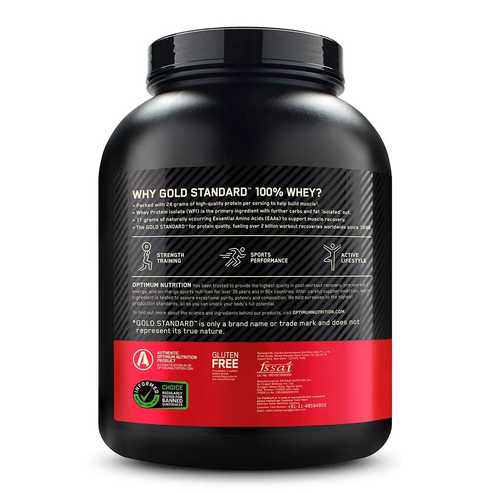 Optimum Nutrition (ON) Gold Standard 100% Whey Protein – Double Rich Chocolate (2.27 kg / 5 lb)